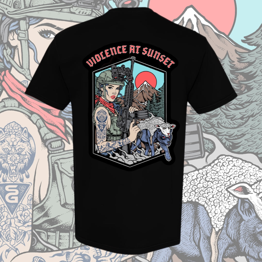 Violence at Sunset T-Shirt