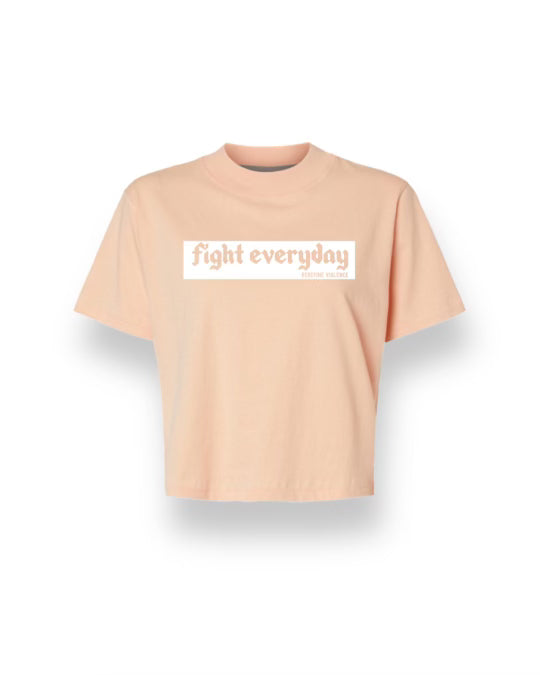 Fight Everyday peach 